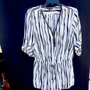 Sheer Zip-Up Swimsuit Cover